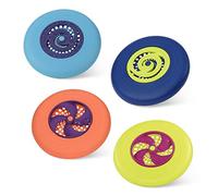 B. toys- Flying Frisbees Coloridos - Deportes al Aire Libre y Juegos para niños - Set voladores para el Patio, el Parque o la Playa - 4 años + - Disc-Oh, Multicolor, Small (Branford LTD BX1937Z)
