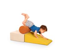 B. Toys - Formas de espuma sensoriales - Juego de construcci n de espuma de 3 piezas - Bloque de rampa cil ndrica - Fundas extra bles y lavables