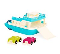 B. Toys by Battat BX1730Z - Bote Flotante de Juguete de baño con Coches para niños de 1 año en adelante (3 Piezas)