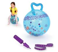 B. toys - Hopper Ball Azul - Bola saltarina Que se Enciende - Bola saltarina para niños - Juguete para Actividad en casa - 3 años + - Hop n' Glow - Azul