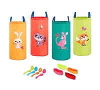 B. toys - Juegos al aire libre en abundancia - Sacos de carreras y bandas de carreras de 3 patas - Juego del huevo y la cuchara - Juegos para fiestas de cumpleaños - 5 años +