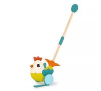 B. toys - Juguete para empujar animales - Juguete con palitos para niños - Robusto mástil de madera - Sonidos de empuje y aleteo de alas - 12 Meses +