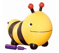 B. toys - Juguete saltarin inflable de abeja - Salta con el Hipopótamo - Saltarín inflable - Bomba de aire incluida - 18 meses + - Bee Hopper Juguete