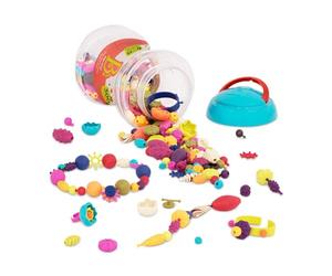 B. toys - Kit para hacer joyas - 300 piezas - conjunto de joyas de bricolaje para niños - Collares, Anillos, Pulseras - 4 años + - Pop-Arty! - 300 piezas