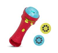 B. toys proyector linterna niños rojo - juguete educativo con planetas y divertidos alienígenas - juguete con diapositivas de galaxias y ayuda para dormir para niñas y niños a partir de 4 años