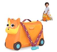 B.- Kinderkoffer Cat Juguete Maleta Correpasillos para Niños-Equipaje Infantil-Espacio de Almacenaje para Viajes-2 Años + -Correpaasillos Gogo-Lolo, Multicolor, Medium (Maison Battat Inc. BX2299Z)
