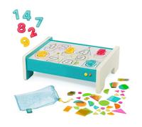 B. toys - Look & Shine - Caja de luz educativa Playset - Juego de 71 piezas para dibujar, aprender y calcar - 50 formas geométricas, 10 números y 5 rotuladores - 3 años +