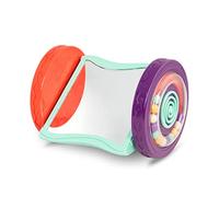 B. toys - Looky-Looky - Espejo de Actividades para bebés - Espejo de Roly-Poly para la Hora del Vientre - Ruedas sensoriales y de Colores - 0 Meses +