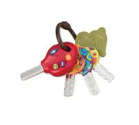 B. toys - LucKeys 4 llaves de juguete texturizadas para bebés y niños pequeños - Sonidos de linterna y coche - 100% no tóxico y sin BPA