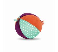 B. toys - Haz que suene - Pelota de tela suave - Peluche con cascabel - Juguete sensorial para bebés, niños pequeños y niños - Colores, texturas y sonidos de sonajero - 0 Meses +