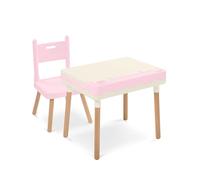 B. toys - Pink Kids Desk & Chair Set - Storage Desk with Pencil Cup - For Crafts, Coloring, and More! - Built-in Cable Management - 3 Years + - Little Desk & Chair Duo