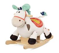 B. toys Rodeo Rocker Spotty, Pony balancín con Sonido de Galope | Pony balancín con asiento cómodo, mangos y balancines de madera dura; juguete de desarrollo para juego activo; 18 meses y +