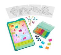 B. Toys Run & Peg Color-Changing Light Board - 180pc Creative Art Toy - Toys for Toddlers, Kids - 4 Years + - Light-Up Marble Drop, Multicolor (Maison Battat Inc. BX2326Z)