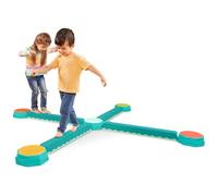 B. toys - Set de equilibrio y construcción - Vigas de equilibrio entrelazadas - 5 almohadillas sensoriales y 8 vigas - Juego activo para niños pequeños - 3 años +