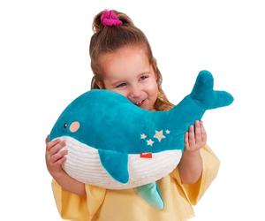 B. Toys - Squishies abrazables - Ballena de Peluche - Peluche - Ballena Azul blandita y blandita - Animal Marino Lavable para bebés, niños pequeños y niños - Recién Nacido, Bebé, 0 Meses +