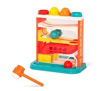 B. Toys - Juguete para Golpear - 4 Bolas de Colores y 1 Martillo - Golpea y Juega - Juguete Educativo para niños - 12 Meses + - Whacky Ball - Rojo