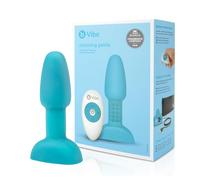 B-vibe Rimming Control Remoto Anal Plug Petite Teal