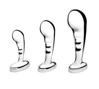 b-Vibe B-Vibe - Stainless Steel P-Spot Training Set - 3 Tapones