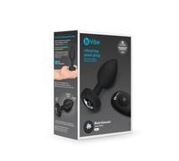 b-Vibe B-Vibe - Vibrating Jewel Plug M/L Black Diamond
