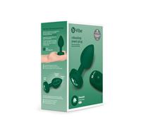 b-Vibe B-Vibe - Vibrating Jewel Plug M/L Emerald
