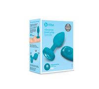 b-Vibe B-Vibe - Vibrating Jewel Plug S/M Aquamarine