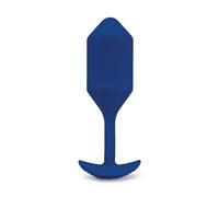 B - Vibe Vibrating Snug Plug Navy Blue XLarge 1 Unidad, 500 g, Azul