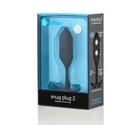 b-Vibe - Plugs | Plug, tapones anales para principiantes, juguetes sexuales para adultos, 114 g (negro)