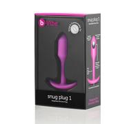 b-Vibe - Plugs | Plug, tapones anales para principiantes, juguetes sexuales para adultos, 55 g (fucsia)