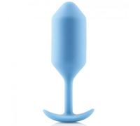 B-VIBE Snug Plug Anal 3 Azul Cielo - Plug Ergonómico De Silicona Médica Para Placer Sensible