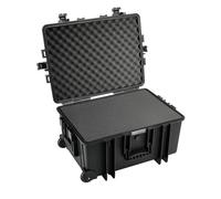 B&W Cases 6800/B/SI caja para equipo Maletín con ruedas Negro