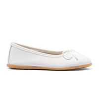 B&W Break&Walk - Bailarinas Blancas de Niña con Lazo para Niños o Adultos Unisex (/ Talla 33)
