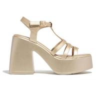 B&W Break&Walk - Sandalias de forma con tiras cruzadas para Niños o Adultos Unisex (Plata/Talla 39)