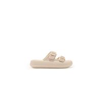 B&W Break&Walk Sandalias Hebillas EVA Beige - Sandalias deportivas infantiles cómodas con suela flexible (Beige/Talla 31)