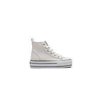 B&W Break&Walk Zapatillas Altas Niños Blanco B&W - Zapatillas Casual Mujer y niña cómodas (Blanco/Talla 40)