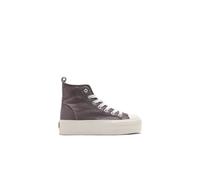 B&W Break&Walk - Zapatillas Altas Niños Cordones Ajustables Plomo para Niños y Niñas (Gris/Talla 35)