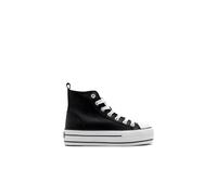 B&W Break&Walk - Zapatillas Altas Niños Negro B&W para Niños y Niñas (Negro/Talla 37)