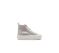 B&W Break&Walk Zapatillas Altas Niños Plata B&W - Zapatillas Casual Mujer y niña cómodas (Plata/Talla 38)