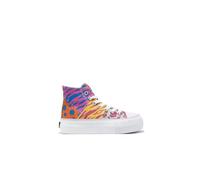 B&W Break&Walk Zapatillas Altas Patchwork Multicolor B&W - Zapatillas Casual Mujer y niña cómodas (Multicolor/Talla 36)