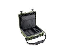 B&W International B&W 6040 - Maletín de Transporte para Exteriores, Color Bronce y Verde, con Funda para portátil, Impermeable según certificación IP67, Resistente al Polvo, irrompible e
