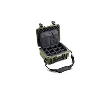 B&W International B&W - Maletín de Transporte para Exteriores Tipo 4000, Color Bronce y Verde, con Bolsa para Fotos, Impermeable según certificación IP67, Resistente al Polvo, irrompible e