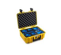 B&W International B&W - Maletín de transporte para GoPro 9/10/11/12/13-4000 (PP.166), color amarillo - impermeable según certificación IP67, resistente al polvo, irrompible e indestructible, amarillo,