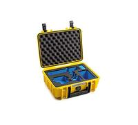 B&W International B&W - Maletín de Transporte para GoPro 9/10 / 11/12 - Tipo 1000 Amarillo - Impermeable según certificación IP67, Resistente al Polvo, irrompible e Indestructible
