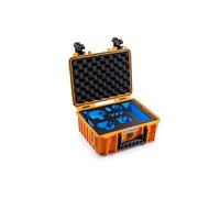 B&W International B&W PP.117 - Maletín de Transporte Exterior para GoPro 9/10/11/12/13-3000 (PP.117), Color Naranja Impermeable según la certificación IP67, a Prueba de Polvo, irrompible e