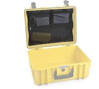 B&W International GmbH B&W Outdoor Cases - Bolsa con tapa para exteriores | Espacio de almacenamiento adicional, tres bolsillos de malla para un acceso rápido, fácil montaje, expansión a medida