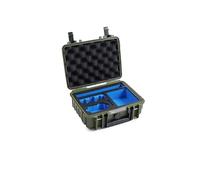 B&W International Maletín de Transporte Exterior para dji Osmo Action 6, Resistente al Agua (IP67), Resistente al Polvo y a los Golpes, Bronce Verde, 27 x 22 x 17 cm, Acción 6 + Muchos Accesorios