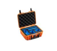 B&W International - Maletín de Transporte para Exteriores (PP.41), Color Naranja para Insta360 X5 e Insta360 X4, Impermeable (IP67), Antipolvo, Golpes, Extremadamente Resistente