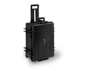 B&W Maleta rígida Typ 6800 con espuma cúbica, trolley, negra