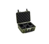 B&W - Maletín de Transporte para Exteriores con Compartimentos Variables, Resistente al Agua según la certificación IP67, Resistente al Polvo, inastillable e Indestructible