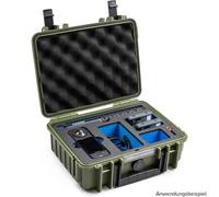 B&W Outdoor.cases Acción Caso PP.41 Insta360 X4 verde bronce