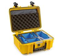 B&W Outdoor.cases Tipo 4000 para DJI Mavic 2 (Pro/Zoom), Fly More Kit amarillo